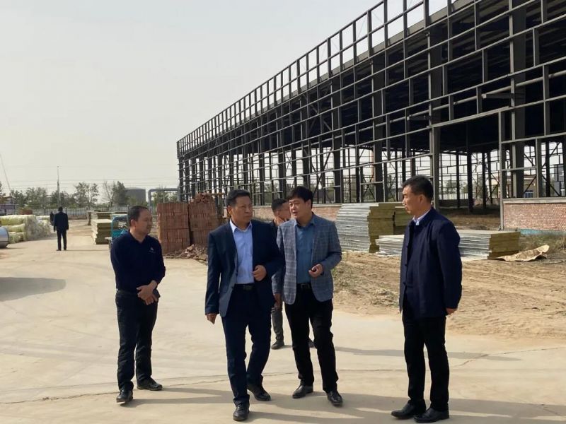 Li Yuxiang, deputy secretary of the CPC Municipal Committee and mayor, went to Longgang new materials to investigate the construction of key projects