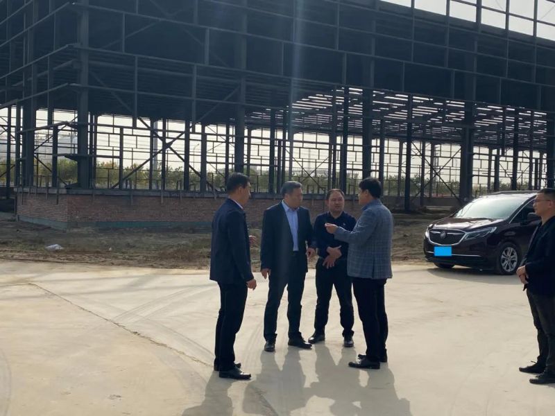 Li Yuxiang, deputy secretary of the CPC Municipal Committee and mayor, went to Longgang new materials to investigate the construction of key projects